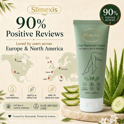 Natural Gentle Hair Removal Cream | For Women & Men, Sensitive Skin