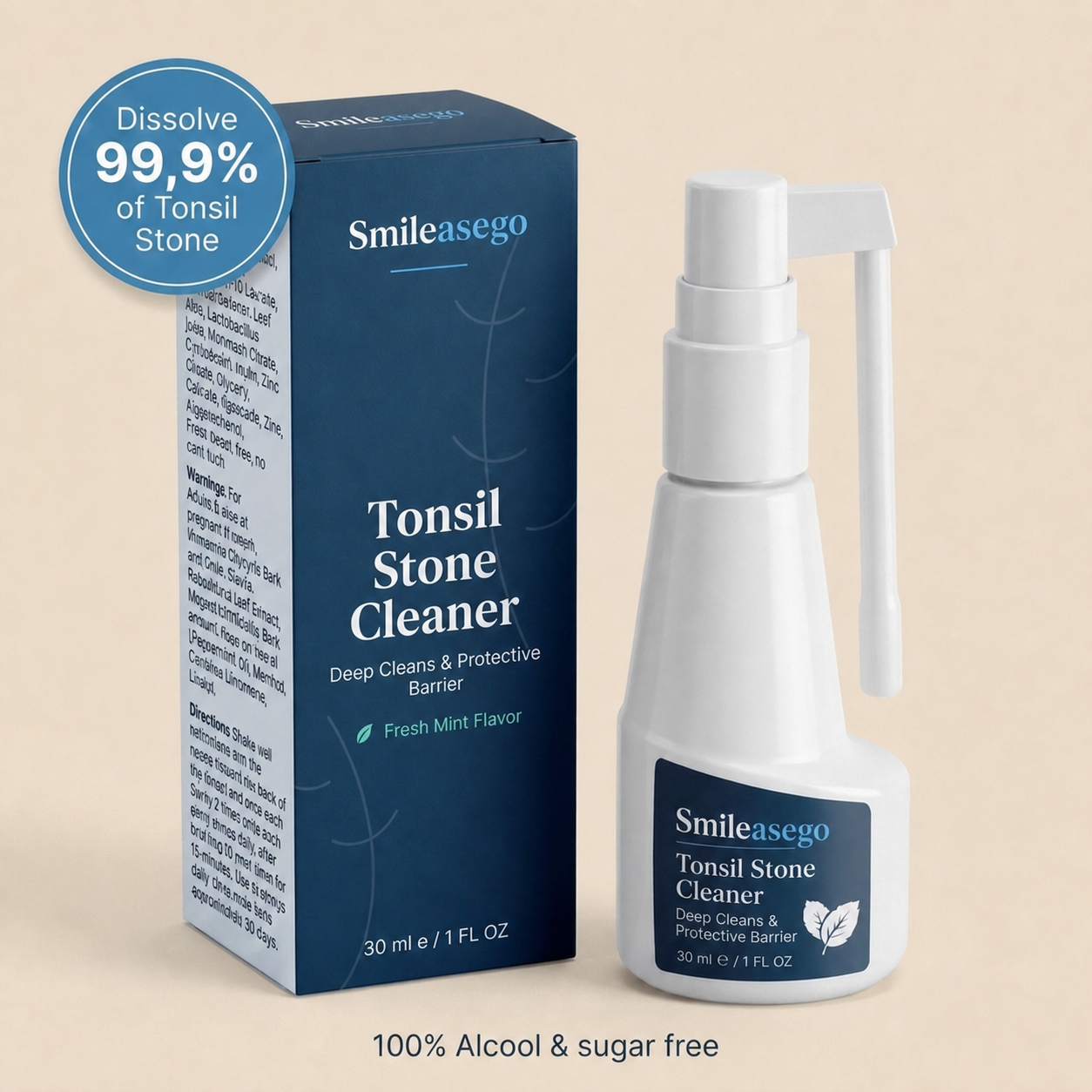 Tonsil Stone Cleaner - Deep Clean & Protective Barrier