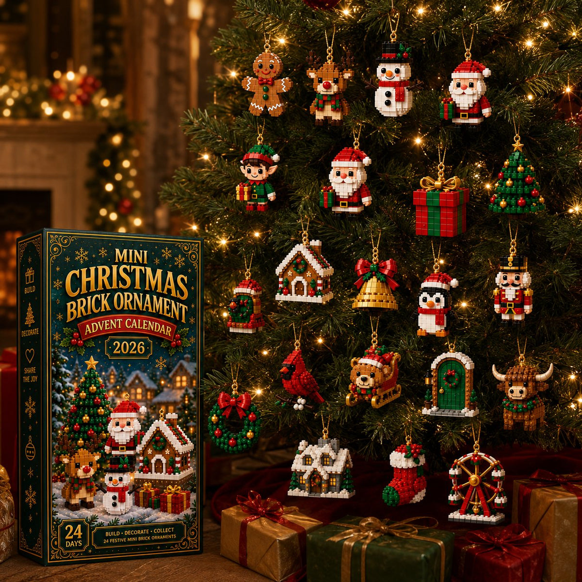 ⏳ Last day to save 49% – 🎄 24-Day Mini Christmas Ornament Advent Calendar