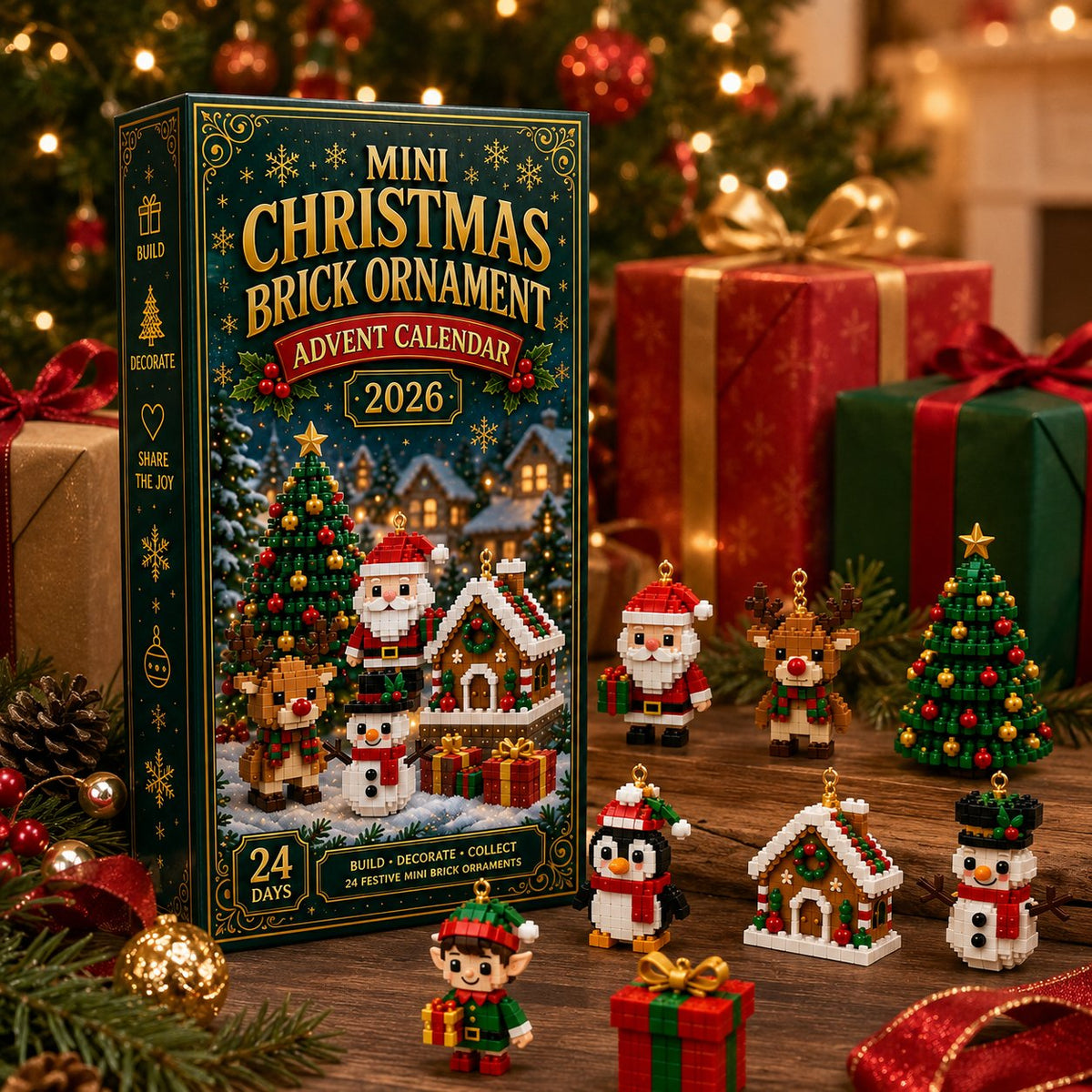 ⏳ Last day to save 49% – 🎄 24-Day Mini Christmas Ornament Advent Calendar