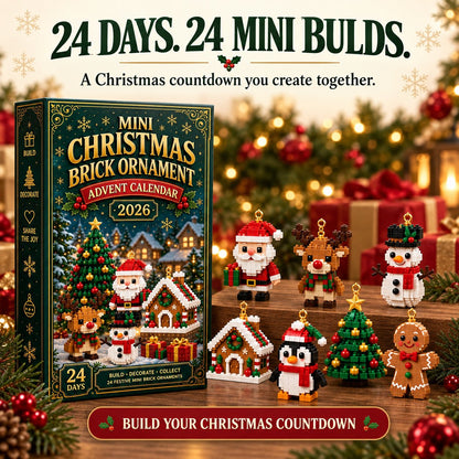 ⏳ Last day to save 49% – 🎄 24-Day Mini Christmas Ornament Advent Calendar