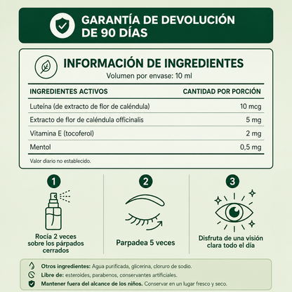 Juxek® | Spray Para el Cuidado de Tus Ojos