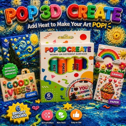 Save 50% by ordering today丨Ave79® 3D Relief Art Pen – Turn Flat Drawings Into Touchable 3D Art