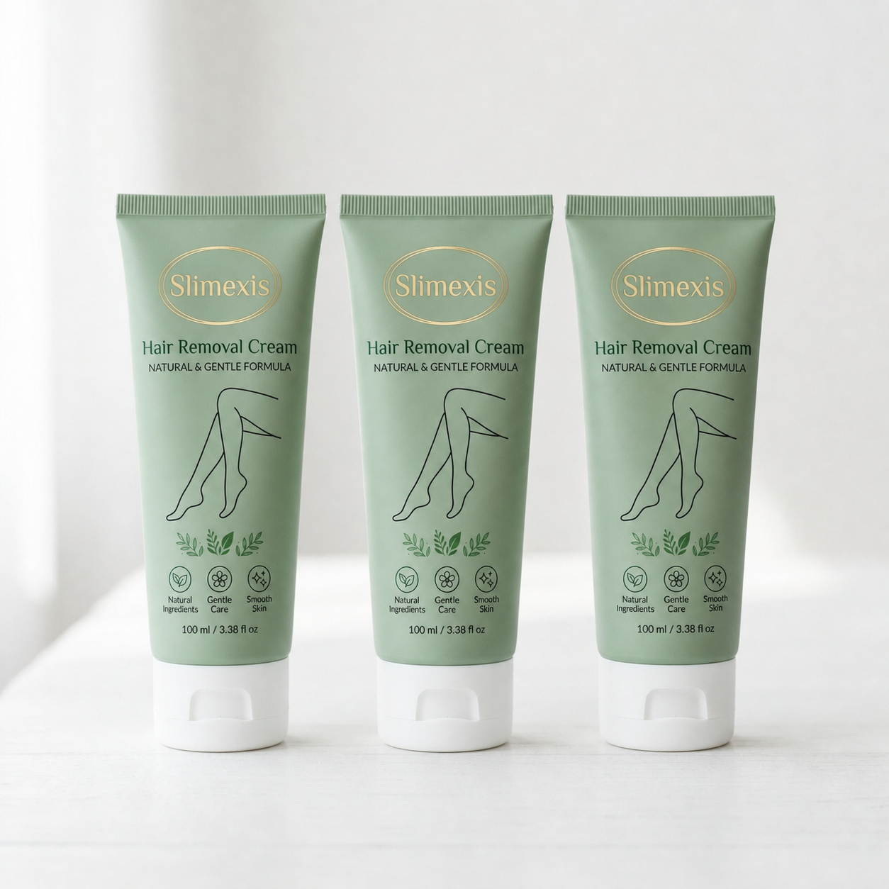 Natural Gentle Hair Removal Cream | For Women & Men, Sensitive Skin